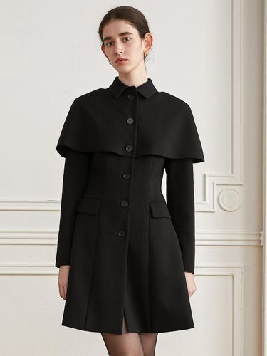 Black Shawl Suit Dress - yyiam - Modalova