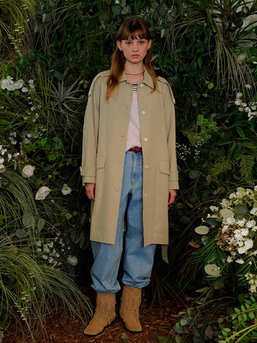 Trench Coat_Light Beige - IULAI - Modalova