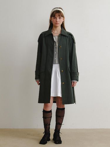 Trench Coat_Deep Green - IULAI - Modalova