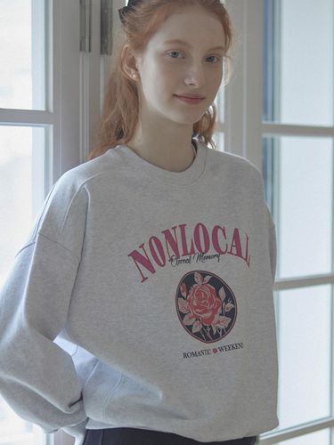 Vintage Rose Sweatshirt () - NONLOCAL - Modalova