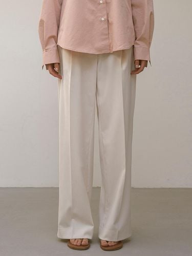 One Tuck New Wide Slacks - Siyazu - Modalova