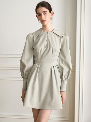 Shirt Collar Cruise Dress - yyiam - Modalova