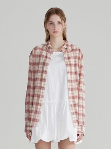 Tartan Check Shirt Pink - FALLETT - Modalova