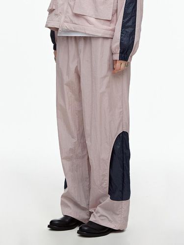 Cut Out Layered Drawstring Pants - FALLETT - Modalova