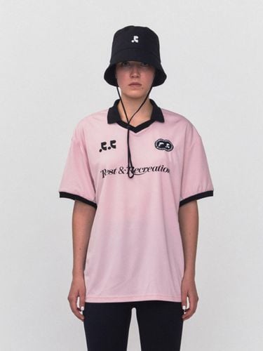 Collar Jersey Top_Pink - Rest&Recreation - Modalova