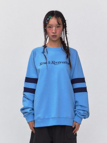 RR Oversized Raglan Sweatshirt_Blue - Rest&Recreation - Modalova