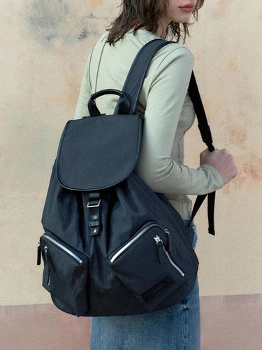 Clasp Backpack Black - FALLETT - Modalova