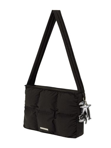 Nero Badge Padded Bag Black - FALLETT - Modalova