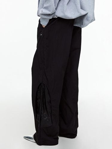 Cut Out Layered Drawstring Pants - FALLETT - Modalova