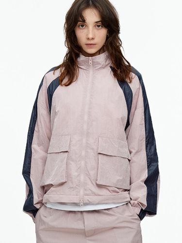 Front-Pocket Windbreaker Pink - FALLETT - Modalova