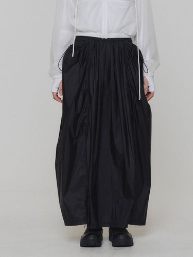 Layered Shirring Skirt (3 Colors) - AMOMENTO - Modalova