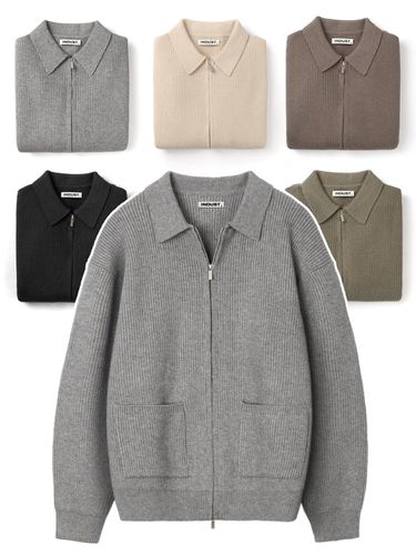 Soft Hachi Collar Cardigan (5 color) - INDUST - Modalova