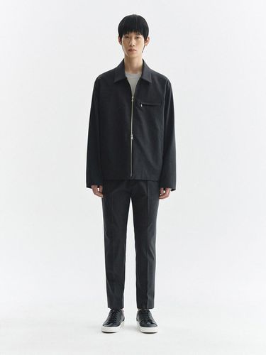 Minimal Jacket and Tapered Pants Set [] - THE KNIT COMPANY - Modalova