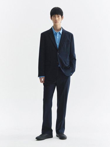 Delegant Blazer Jacket Semi Wide Pant Set - THE KNIT COMPANY - Modalova