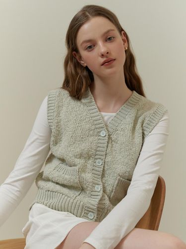 Candy Floss Knit Vest - RE_L - Modalova