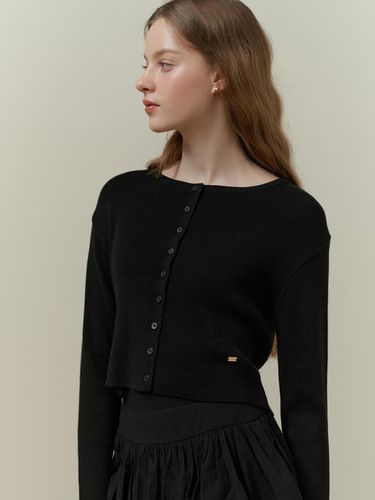 Soap Silk Cardigan - Black - RE_L - Modalova