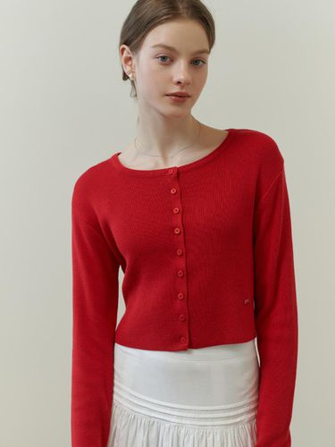 Soap Silk Cardigan - Red - RE_L - Modalova