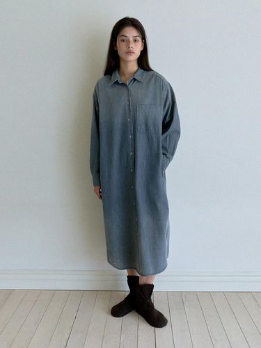 New Attention Denim Dress - Monochrome - Modalova