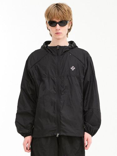 Cut-Off Sheer Windbreaker Jacket - HOODHOOD - Modalova