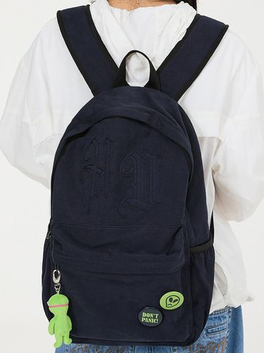 HD Logo Applique Backpack Navy - HOODHOOD - Modalova