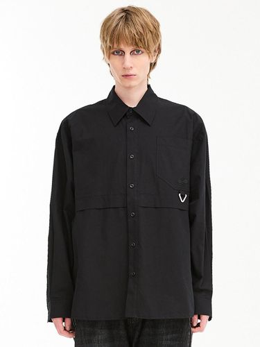 Multi Pocket Utility Cotton Shirt - HOODHOOD - Modalova