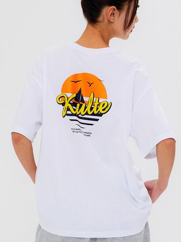 Sunset T-Shirt White - KULTE - Modalova