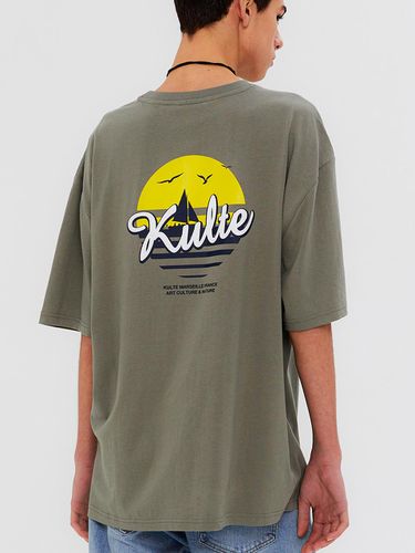 Sunset T-Shirt L.Khaki - KULTE - Modalova