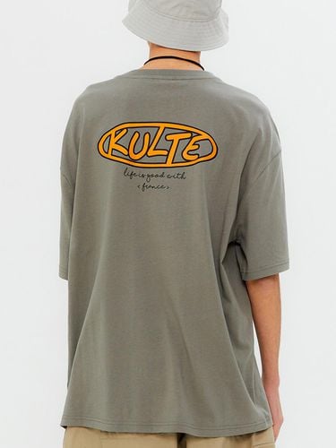 Orbit Logo T-Shirt L.Khaki - KULTE - Modalova