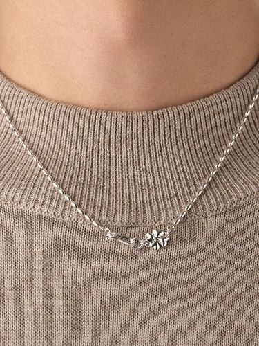 Clover Link Ball Chain Necklace - GRAYNOISE - Modalova