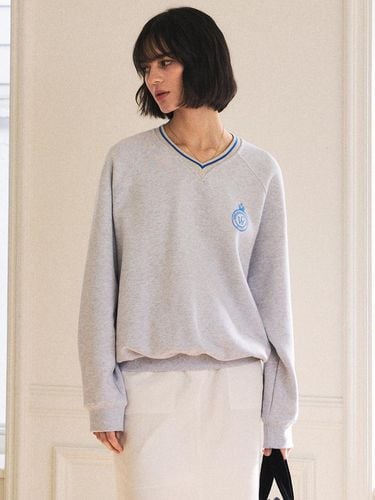 A3474 V-neck Sweatshirt - vanone atelier - Modalova