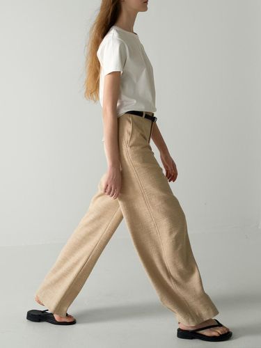FACADE PATTERN ♥ Curved Summer Wool Pants FACADE PATTERN Pants | Modalova