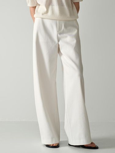 Relaxed Cotton Twill Pants () - FACADE PATTERN - Modalova