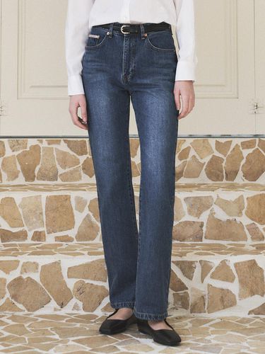 P3190 Classic Straight Denim - Blue - vanone atelier - Modalova