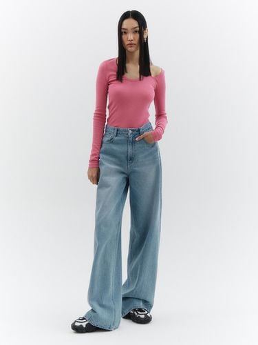 Catbrush Wide Denim Pants _ - ellonarc - Modalova