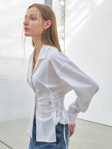 Wrinkle-free Open Collar Shirt_White - CITYBREEZE - Modalova