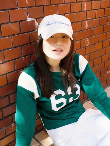 Dont Forget' Logo Ball Cap_Beige - PONYTAIL - Modalova