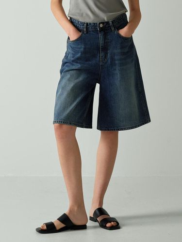 Wide Bermuda Denim () - FACADE PATTERN - Modalova