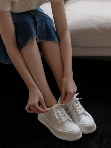 Leather Sneakers_White - FORMEL CAMELE - Modalova