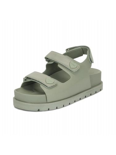 Heart Decoration Velcro Casual Sandal_Green - FORMEL CAMELE - Modalova