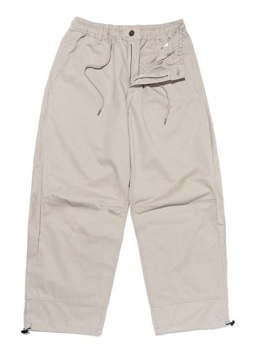 String Wide Cotton Balloon Pants_Gray - OTHERFITS - Modalova