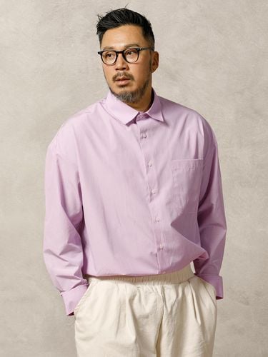 Pure Stripe Casual Shirt_Pink - RUGGED HOUSE - Modalova