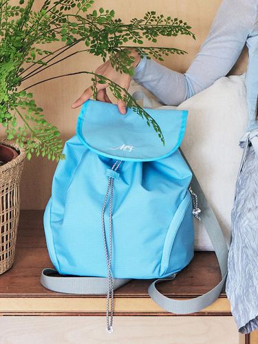 Side Pocket Backpack_Light Blue - margarin fingers - Modalova