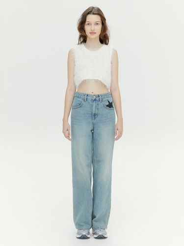 Star Pocket Denim Pants - margarin fingers - Modalova