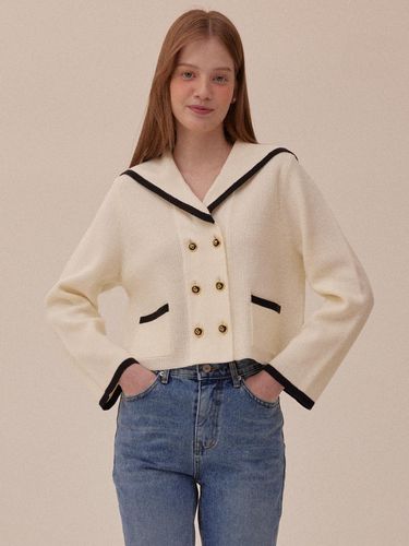 Marine Knit Jacket & Cardigan (2Col) Y3T110 - Your name Here - Modalova