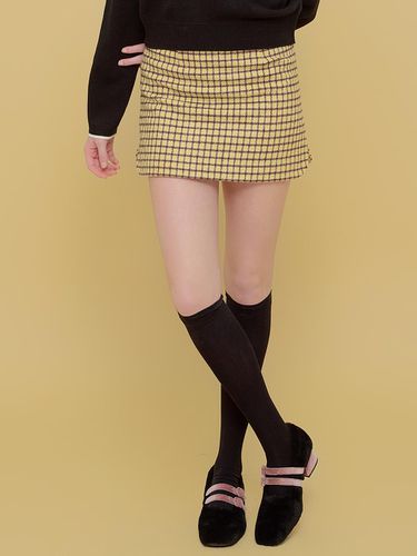 Scallop Slit Skirt - margarin fingers - Modalova