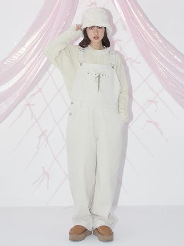 Ribbon Corduroy Overall - margarin fingers - Modalova