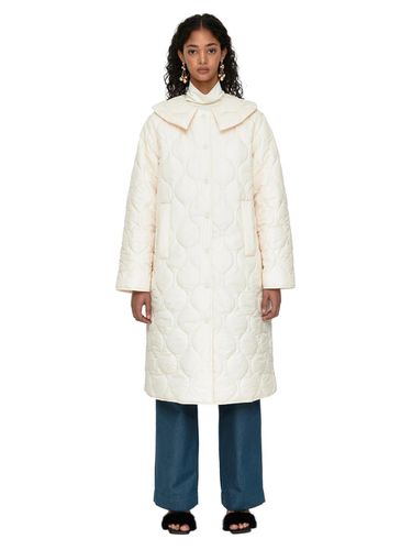 Quilting Long Coat _ Light Beige - Burmula - Modalova