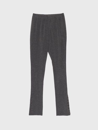 Ribbed Comfy Pants _ Charcoal - Burmula - Modalova