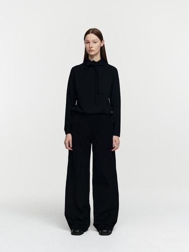 Wide Corduroy Pants - Black - Burmula - Modalova