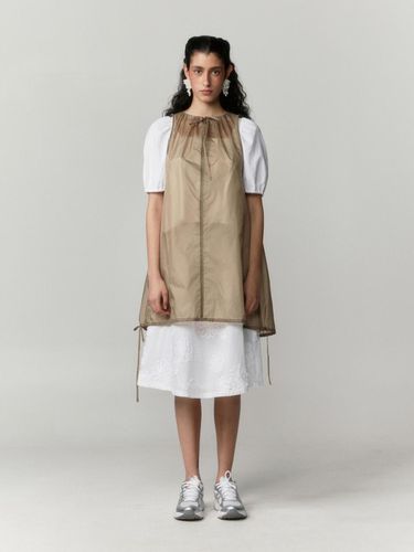 Light Balloon Dress (Khaki Beige) - Burmula - Modalova